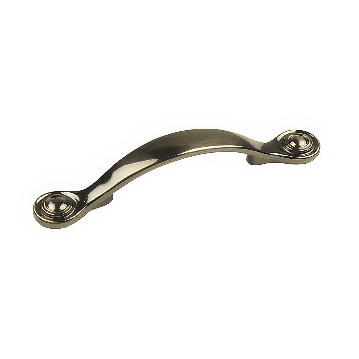 Century Hardware Baroque II Arch Pull; Brushed Black Nickel